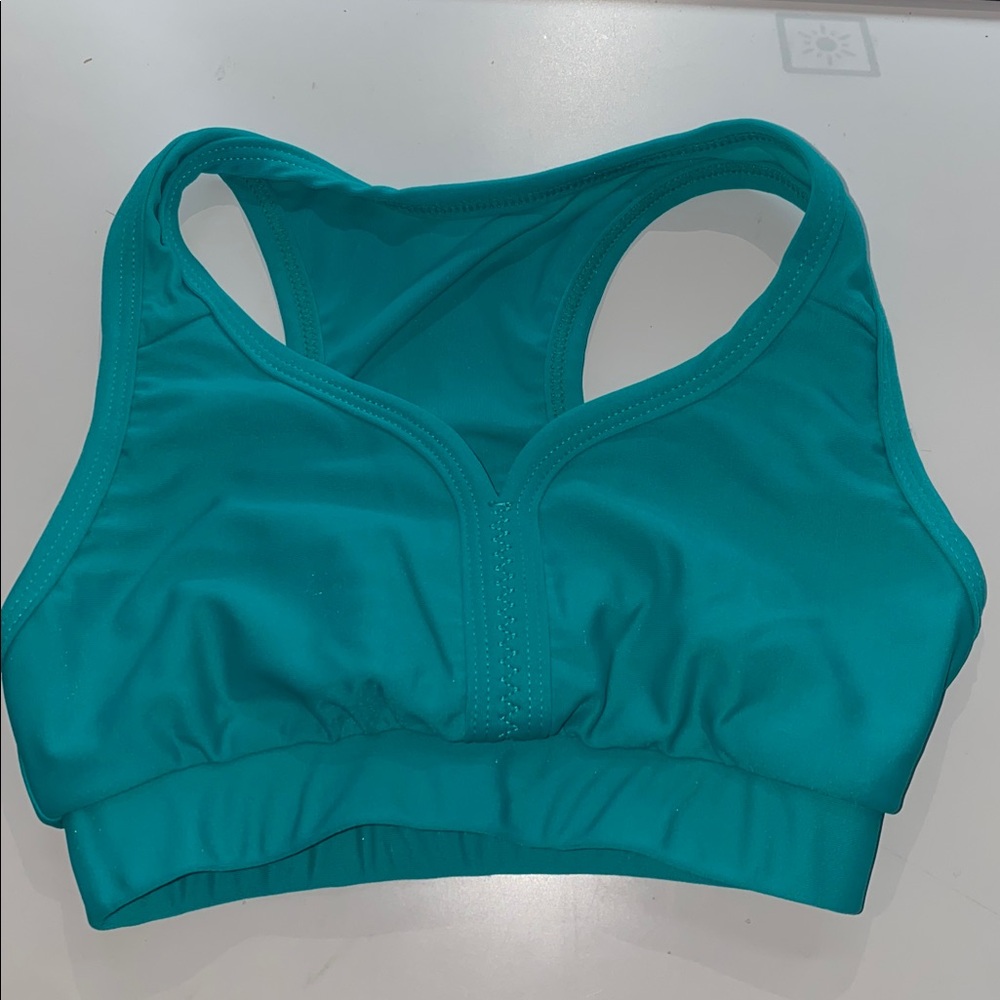 Teal Sports Bra/ Dance Top
